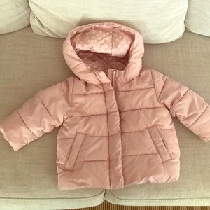 Down filled toddler jacket